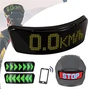 4 in 1 Motorcycle Helmet Lights LED Kit - Brake Light/Turn Signals/Speedometer/Custom Pattern Smart Helmet Tail light, Fast installation IPX5 Waterproof Tail light for Motorcycle Bicycle Bike