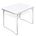 Foldable Camping Table Portable Outdoor Picnic Hiking Furniture Metal Frame