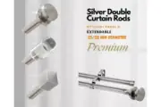 SPECTRUM DOUBLE Curtain Rod Set, Extendable from 120cm - 380cm TOP QUALITY