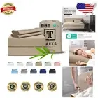 Luxurious Twin Bamboo Sheet Set - 400 Thread Count, Deep Pockets, Cooling Touch