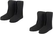 [Kisangel] Soft Boot Cushioning Socks Insulated Liners for Cold Weather Snow Boots Warmth
