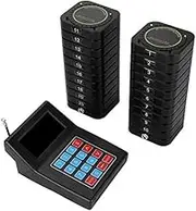 Pager System Restaurant Pager Wireless Guest Call System Paging System Wireless Calling System for Restaurant Meal Extractor Pager Summer Restaurant Call System with 20 Wireless Pagers