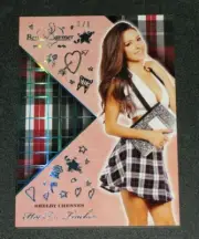 2018 Benchwarmer SHELBY CHESNES Hot For Teacher #64 Ice Blue Foil #1/1 PLAYBOY
