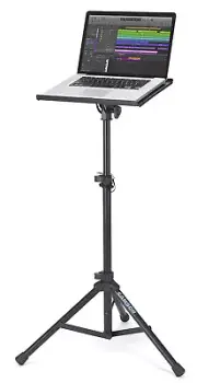 Samson LTS50 Heavy duty Laptop Stand w/ Tripod Base, Tilt platform, Grip surface