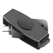 Type-C 5V 1.8V Smart Card Reader SIM DOD ID CAC Credit Card Reader Adapter D