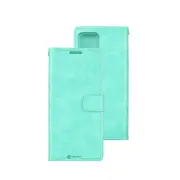 iPhone 16 Plus Flip Diary Case Cover with Wallet and Media Stand: Soft and Shock-Resistant, Features Magnetic Closure and Front Cover - MagSafe Compatible - Mint