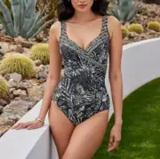 NWT Miraclesuit Its A Wrap Underwire One-Piece Swimsuit 16
