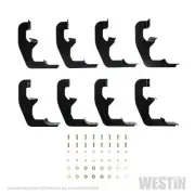 Westin 22-2255 Premier 4 or 6 3" Oval Nerf Step Bar Bracket Kit - Black (for: Chevrolet)