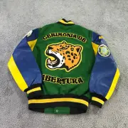 Opening Ceremony Jacket Mens Small Brasil Varsity Bomber Patch Tigers Lion a342