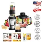 Stainless Steel 3-in-1 700W Blender, Chopper & Grinder with Safety Features