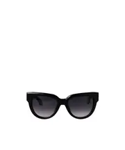 geometric-frame sunglasses 53 Black