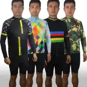 Cycling Jersey Jacket Road Riding MTB Bike Motocross Shirt Pro Team Top Pockets
