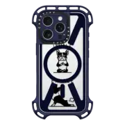 iPhone 16 Pro Ultra Bounce Case MagSafe Compatible Inhale Exhale Boston Terrier