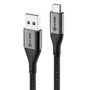 O-Alogic 1.5m Super Ultra USB 2.0 USB-C to USB-A Cable 3A/480Mbps Space Grey