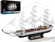Model Ship Building Kits, White Swan Ship Model Building Toys, Cruise Pirate Sh