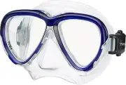 Tusa Intega Mask Scuba Diving, FreeDiving, Snorkeling Cobalt Blue M-2004-CBL