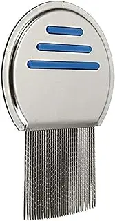 Tony Stark Stainless Steel Lice and Nits Removal Comb - Double Grooved Fine Metal Teeth, Hair Lice Remover Comb for All Hair Types - Dandruff Remover, Lice Egg Remover Comb for Men, Women & Kids