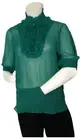 Minuet Green/Black Sheer Top