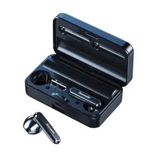 S19鏡面藍牙降噪耳機5.1入耳式雙耳游戲音樂充電寶耳機ios安卓