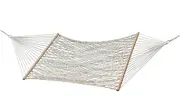 Cotton Rope Spreader Bar Hammock - Natural