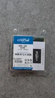 Crucial 64GB Kit (2 x 32GB) DDR4 laptop memory