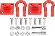 RC Buckle Aluminum Alloy Trailer Hook Upgrade Accessory Easy Installation Lightweight 1/10 RC Car Red