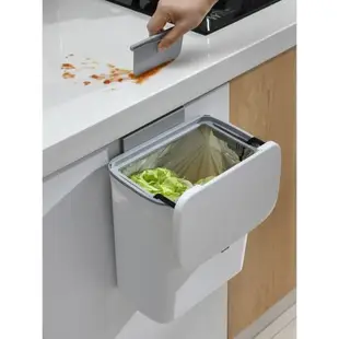 廚房家用垃圾桶2022年新垃圾筒掛式廚余衛生間廁所壁掛垃圾桶帶蓋