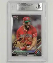 2023 Topps Now All-WBC Team Mexico Patrick Sandoval signed card auto Beckett BAS