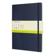 Moleskine Plain Soft Notebook (Sapphire Blue) - XL