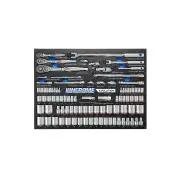 92 Pcs of Kincrome Evolution Sockets & Accessories EVA Tray - Metric & Imperial