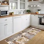 Runner Rugs Living Room Kitchen 100-600cm, Carpet Runner Rug for Bedroom, Washable Carpet Rug and Mat Soft Modern Floor Area Rug Carpets Mat Beside Rugs for Hallway Living Room(80x400cm)