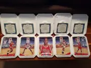 1997 MICHAEL JORDAN "SOARING ABOVE THE REST" 5 PLATE COMPLETE SET BULLS