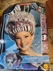NEW RUBIE'S Monster High Frankie Stein Threaderella Girls Wig Costume 6+