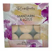 Mandarin & Lotus - Tea Light Candles