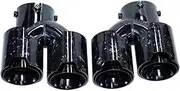 Car Exhaust tip Carbon Fiber Exhaust Tip Compatible For BMW G20 G21 M340i G42 M440i G22 M240i MPE 2019 2020 Muffler Tip Exhaust System(10)
