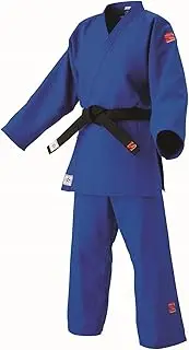 [九桜] Kuzakura Judo JNF3.5F Certified Judo Clothes, Top and Bottom Set, Blue, F Body, 3.5F, For International Players