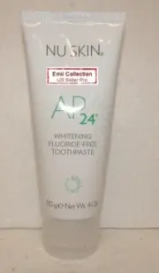 Nu Skin Nuskin AP 24 Whitening Fluoride-Free Toothpaste 4oz 110g White Teeth New