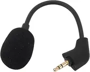Flexible Microphone, 3.5mm Plug Omni Directional Detachable Game Mic Replacement for HyperX Cloud Wired Headset, with Form Cover, for Kingston for HyperX Cloud, Cloud X, Cloud II