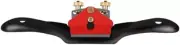 10" Adjustable Spokeshave Plane, Metal Blade, Flat Base, Woodworking Hand Tool