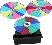 ERINGOGO 1Set Portable Slot Spinning Prize Wheel with Dry Erase Surface Roulette Wheel for Games Events and Rewards Smooth Action for Quick Decision Making and Prize Distribution