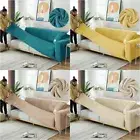 1/2/3/4 Seater Velvet Sofa Covers Elastic Solid Color Slipcovers Longue Covers
