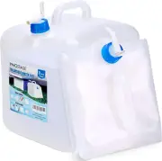Collapsible Water Container 2.6 Gallon with Spigot, Foldable Water Canteen, Port