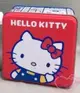 ♥小花花日本精品♥ hello kitty凱蒂貓 紅色方型隔置物盒 方型鐵盒 收納盒 置物小盒 11304302