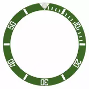 Submariner Bezel Insert For Rolex Plastic Model Submariner 1680, 1665 5512 Green