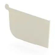 SA NEW Stratco Quad Gutter 125 Stop End Moss Vale Sand