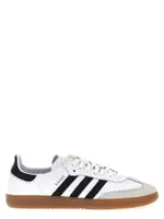 [Adidas Originals] Adidas Originals-Samba Decon Sneakers Bianco/Nero-Uomo 9UK White/Black