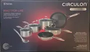 New Circulon 70051-T SeriesS Clad Stainless Steel cookware ScratchDefense Nonsti
