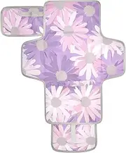 Reusable Baby Changing pad with Tissue Pocket Portable Diaper Changing pad for Girl & Boy