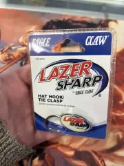 Vintage Eagle Claw Lazer Sharp Hat Hook, Tie Clasp
