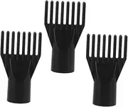 SUPVOX 3pcs Pet Blow Dryer Nozzle Attachments Comb Style for Dogs and Cats Plastic Styling Tool for Efficient Drying Home and Salon Use